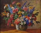 PAWLITSALZAK,Still Life of Summer Flowers,Shapes Auctioneers & Valuers GB 2011-03-05