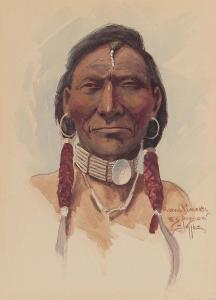 PAXSON Edgar Samuel 1852-1919,Indian Brave,1910,Bonhams GB 2023-11-07