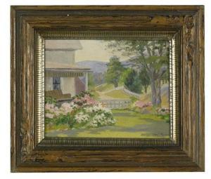 PAXSON Ethel Easton 1885-1982,Country House, Springtime,New Orleans Auction US 2020-05-01