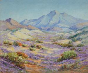 PAXTON William Arthur 1873-1965,Palm Springs Desertscape,Burchard US 2020-03-22