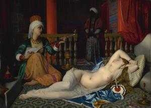 PAXTON WILLIAM M C GREGOR 1869-1941,AMERICAN ODALISQUE WITH A SLAVE (COPY AFTER INGR,1932,Sotheby's 2017-05-24