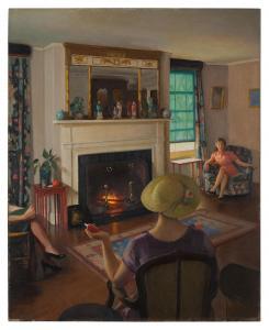 PAXTON WILLIAM M C GREGOR 1869-1941,The Living Room,1941,Sotheby's GB 2023-03-16