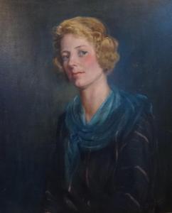 PAYLOR Edith,Half-length portrait of a smartly dressed lady,Charles Ross GB 2016-01-23