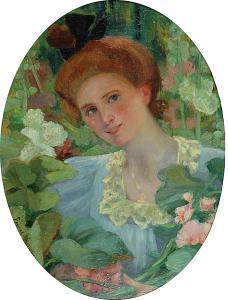 PAYMAL AMOUROUX Blanche 1860-1910,W słońcu wśród kwiatów,Rempex PL 2006-03-06