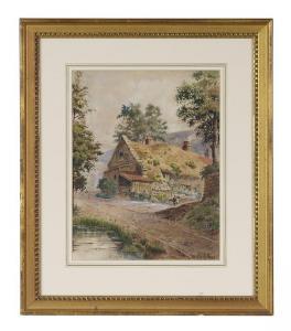 PAYNE Arthur C 1800-1900,A North Devon Lane,New Orleans Auction US 2016-08-27