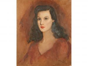 PAYNE BEST VAN REES MARGARETHA 1900-1900,portrait of a lady,1946,Duke & Son GB 2014-09-25