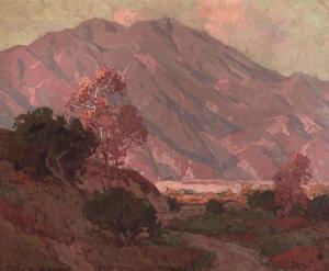PAYNE Edgar Alwin 1883-1947,Shadows Along the San Gabriel Mountains,Bonhams GB 2024-04-23