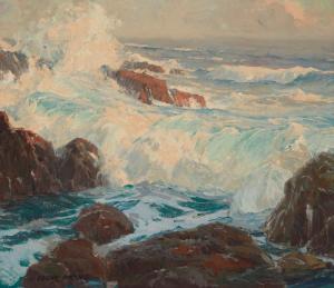 PAYNE Edgar Alwin 1883-1947,Surf at Laguna,John Moran Auctioneers US 2023-11-14