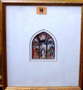 Payne Edward Raymond,Nativity: design for Stained Glass,Bellmans Fine Art Auctioneers 2018-05-12