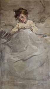 PAYNE Frances Mallalieu 1885-1975,Sleepy Child,1922,Theodore Bruce AU 2020-09-14