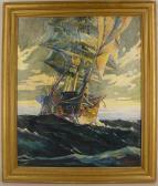 PAYNE Harry 1858-1927,Ship at Sail,Litchfield US 2005-04-27