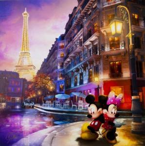 PAYNE Joel,Mickey and Minnie Mouse Love in Paris,Mossgreen AU 2015-09-27