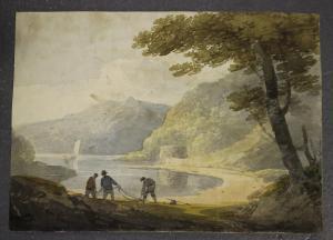 PAYNE William 1760-1833,Fishermen in a Bay,18th,Tooveys Auction GB 2017-12-29