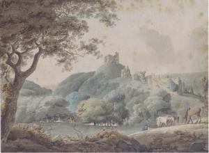 PAYNE William 1760-1833,Horses grazing in a rural landscape with castle ru,Christie's GB 2003-12-03