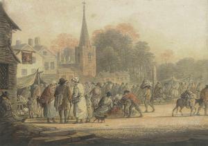 PAYNE William 1760-1833,Market day in a country town,Christie's GB 2011-07-05