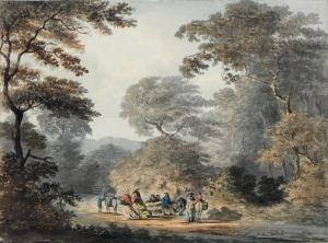 PAYNE William 1760-1833,Travellers on a Country Lane,Mellors & Kirk GB 2023-11-07