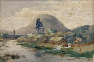 PAYTON Edward William 1859-1944,Tokaanu, Taupō,International Art Centre NZ 2022-04-20