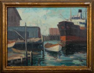 PAYZANT Claude L 1900-1900,Ships at Dock,Stair Galleries US 2015-01-16