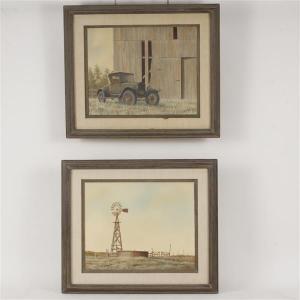 PEACOCK Allan J,antique car and Aermotor windmill,Ripley Auctions US 2017-05-06