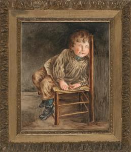 PEACOCK Laura H,Niño en una silla,1878,Balclis ES 2015-06-17