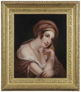 PEALE Harriet Cany 1800-1869,Portrait of a Woman in a Turban,1848,Brunk Auctions US 2017-11-09