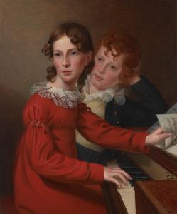 PEALE James 1749-1831,Mary Jane Simes and her Brother Edgar C. Simes,Christie's GB 2023-01-19