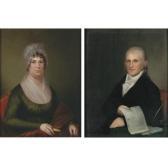 PEALE James 1749-1831,MR. AND MRS. ZACHARIAH POULSON OF PHILADELPHIA; A ,1808,Sotheby's 2011-04-08