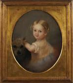 PEALE Mary Jane 1826-1902,Anna Francis Peale, Aged One Year,1861,Skinner US 2011-07-09