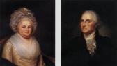 PEALE Mary Jane 1826-1902,george and martha washington: a pair of portraits,Sotheby's GB 2001-03-14