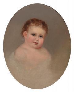 PEALE Mary Jane 1826-1902,Portrait of an Infant,William Doyle US 2019-10-08