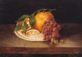 PEALE Rubens 1784-1865,Still life with orange and grapes,1861,Bonhams GB 2017-06-05