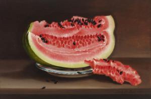 PEALE Sarah Miriam 1800-1885,Watermelon,1822,Christie's GB 2023-01-19
