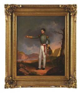 PEALE Titian Ramsey 1800-1885,PORTRAIT OF MAJOR STEPHEN H. LONG ON THE ROCKY MO,1820,James D. Julia 2020-07-14