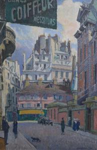 PEARCE Charles Maresco 1874-1964,Rue de l'Abbee,1936,Gorringes GB 2021-06-29