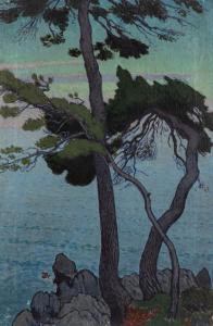 PEARCE Charles Maresco 1874-1964,TREES ON THE WATER'S EDGE,1913,Stephan Welz ZA 2021-03-23