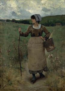 PEARCE Charles Sprague 1851-1914,Across the Common,1884,Bonhams GB 2023-11-07