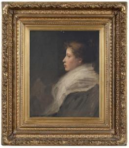 PEARCE Charles Sprague 1851-1914,Portrait of a Lady,Brunk Auctions US 2023-11-18