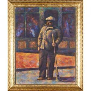 PEARCE Glenn Stuart 1909-1986,Street Worker,1927,Rago Arts and Auction Center US 2019-08-24