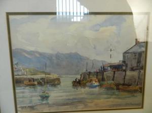 PEARCE P.M,harbour scene with boats and figures,Crow's Auction Gallery GB 2017-05-10