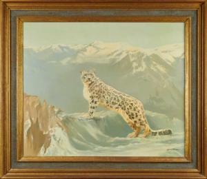 PEARMAN Leonard 1912-2003,Snow Leopard,Reeman Dansie GB 2023-02-14