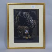 PEARMAN T. Gregory 1900-1900,monkeys and fruit,Burstow and Hewett GB 2022-08-11