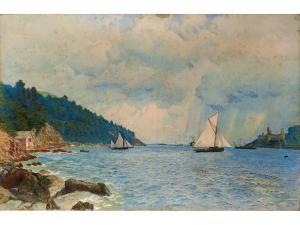 PEARS Charles 1873-1958,Yachting off the entrance of Dartmouth Harbour,Charles Miller Ltd 2015-05-12