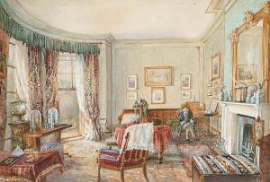 PEARSON Augusta 1800-1800,A victorian sitting room,1858,Bonhams GB 2004-03-09