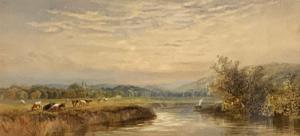 PEARSON C,On the Thames near Waingrave,19th century,Bamfords Auctioneers and Valuers GB 2022-07-27