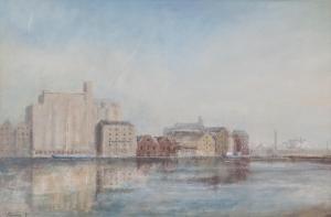 PEARSON Peter 1955,Bolands Mill, Grand Canal Dock, Dublin,1989,Adams IE 2024-03-27