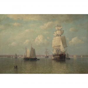 PEARSON Robert,EAST INDIAMEN IN NEW YORK HARBOR,1882,Christie's GB 2022-01-20