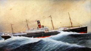 PEARSON William 1772-1849,Steamship in rough seas,Warren & Wignall GB 2014-04-16