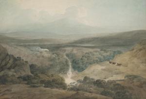 PEARSON William 1772-1849,View of Snowdon from Moel Hebog, North Wales,Christie's GB 2022-07-05