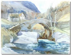 PEASE Evelyn,Bridge at Jedre,Gilding's GB 2009-01-27