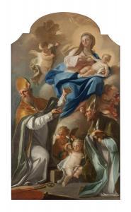 PECCHENEDA NICOLA,Madonna col Bambino e santi vescovi,1783,Wannenes Art Auctions 2012-05-29